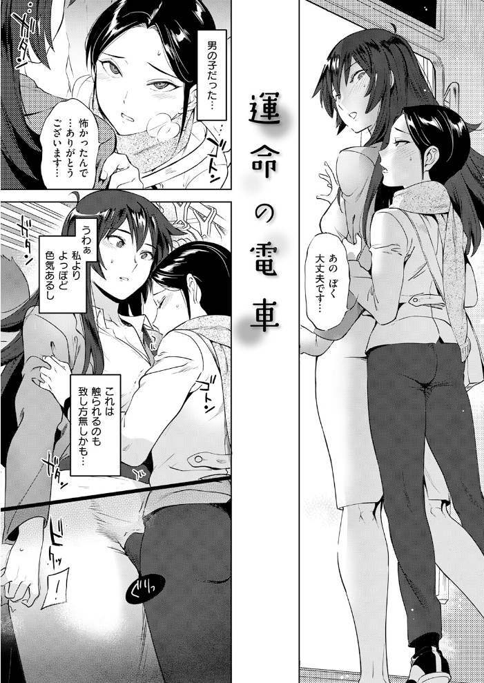 運命の電車 【南北 hentai アダルト漫画】 サンプル画像