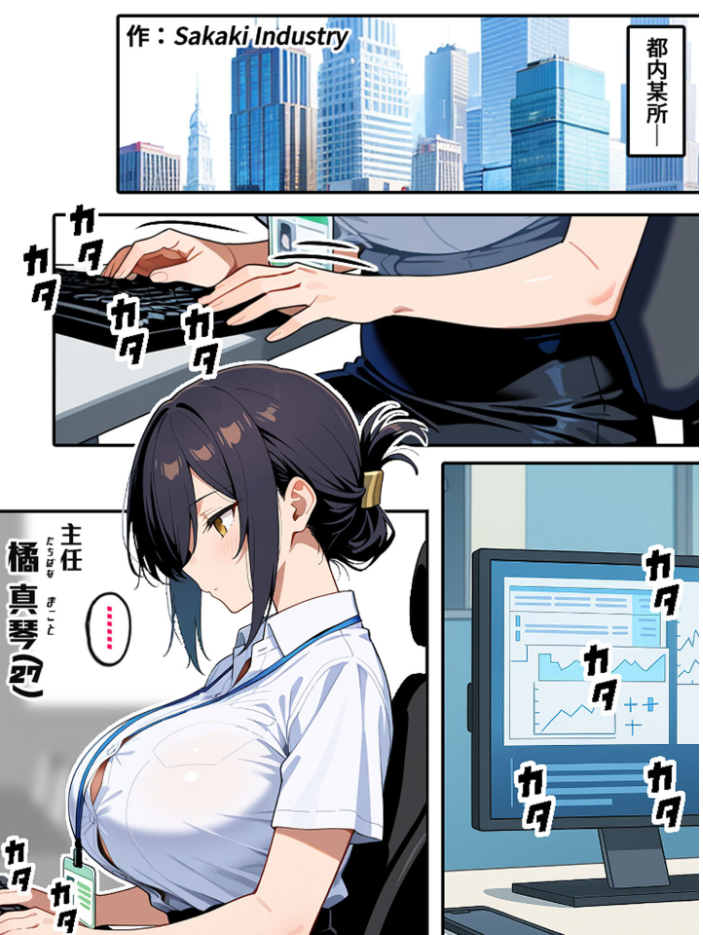 上司彼女が堕ちるまで【単話】（1） モザイク版【hentai エロ漫画】 サンプル画像