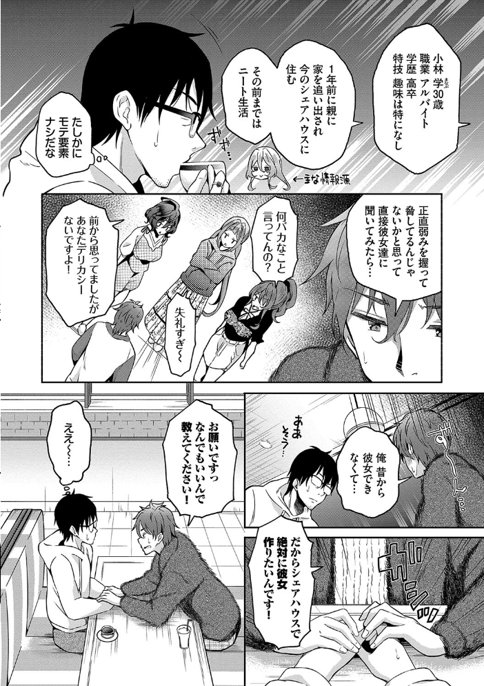 陰キャハーレム〜魔道具を使ってシェアハウスでハーレムをつくってみた話〜VOL.2【デジタル特装版】【FANZA限定版】 【おはら誠 コミックバベル編集部 hentai アダルト漫画】 サンプル画像
