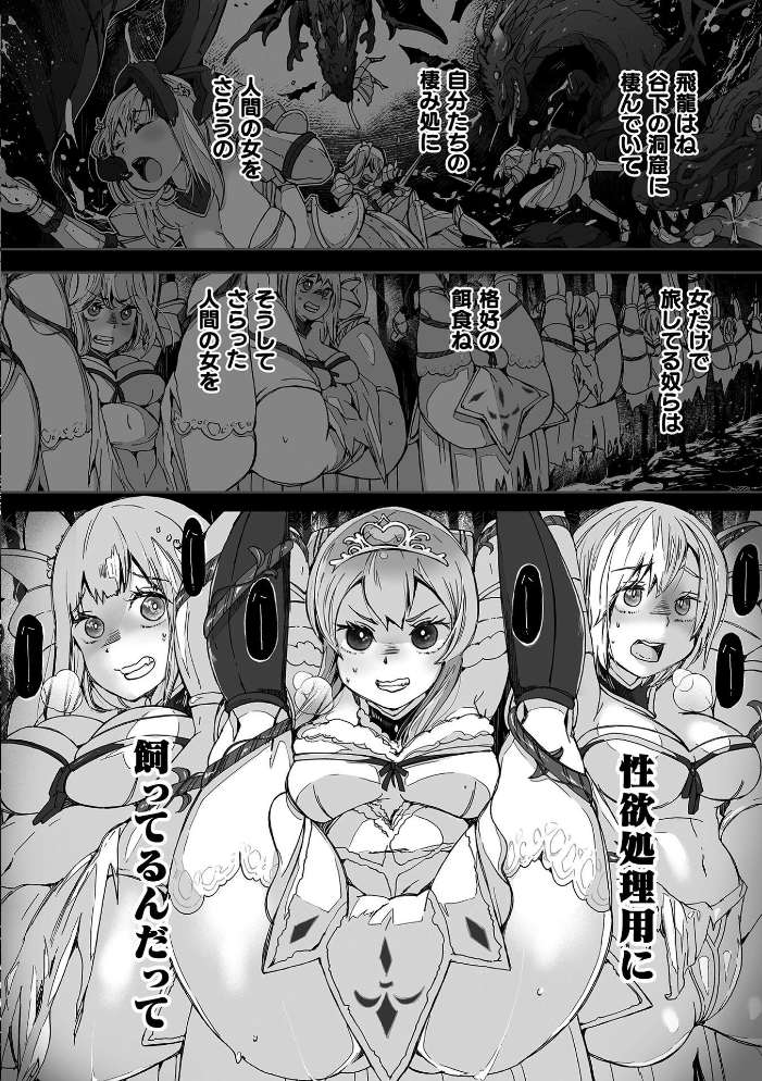 わたしの竜になりなさい! 〜ドラゴンになってファンタジー娘とHしまくり旅〜 第2話【hentai エロ漫画】 サンプル画像
