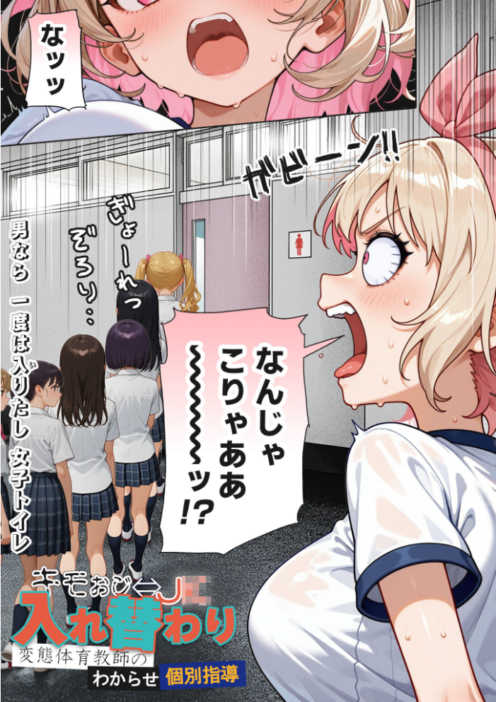 キモおじ⇔●●入れ替わり【3】変態体育教●のわからせ個別指導 モザイク版【hentai エロ漫画】 サンプル画像