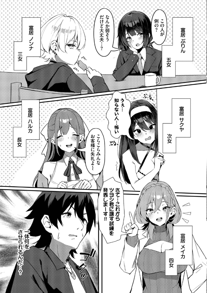 ビッチ五姉妹攻略ゲーム【デジタル特装版】【FANZA限定版】 【ホイホイこーろ コミックバベル編集部 hentai アダルト漫画】 サンプル画像