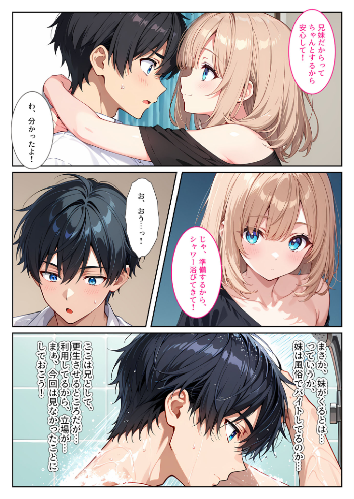 デ●ヘル呼んだら義妹が!背徳セックスで爆乳の義妹がセフレになりました! モザイク版【hentai エロ漫画】 サンプル画像