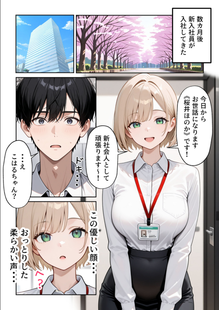 大好きな風俗嬢が新卒OLとして俺の部下になった話【単話】(1) モザイク版【hentai エロ漫画】 サンプル画像
