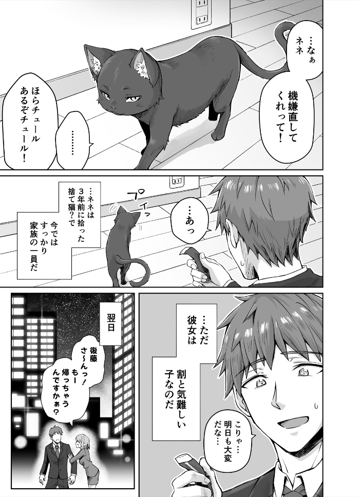 うちのヤンデレな飼い猫ちゃんにメチャクチャに搾られちゃう話  KOYUKI屋 サンプル画像