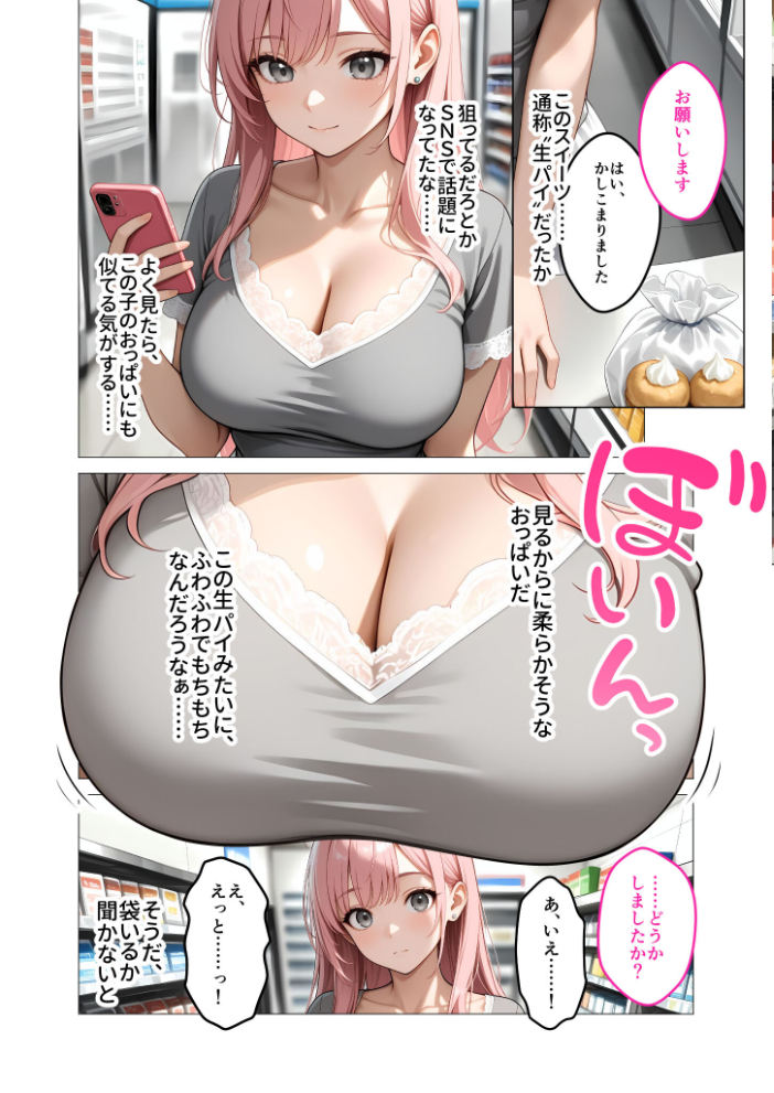 【FANZA限定版おまけイラスト付き】お客様はおっぱいです。 （8） 〜愛欲MAX！現役JDのビキニを剥がしてハジける2つの果実を貪る夏〜 モザイク版【hentai エロ漫画】 サンプル画像