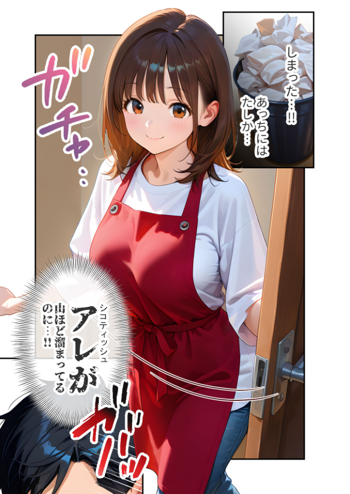 家性婦の御手洗さんは竿のお片付けまでしてくれる 〜爆乳・爆尻持ちのド変態シゴデキ美女〜 モザイク版【hentai エロ漫画】 サンプル画像