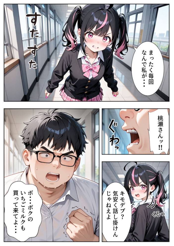 いじめられてた陰キャのボクがクール系巨乳ギャルに中●し報復した話〜黒川あやか イケナイ関係編〜 モザイク版【hentai エロ漫画】 サンプル画像