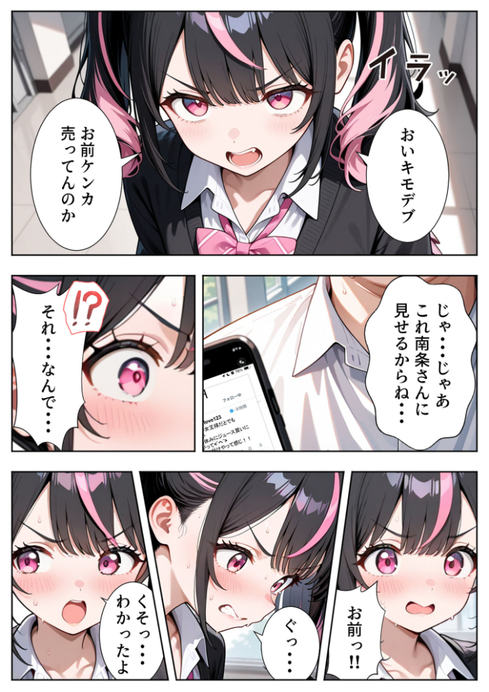 いじめられてた陰キャのボクがカーストトップギャルに中●し報復した話〜南条れいな 裏切り編〜 モザイク版【hentai エロ漫画】 サンプル画像