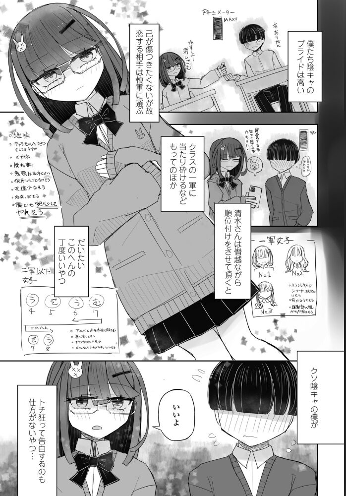 クラスで6〜8番目くらいにかわいい子 はく雲 サンプル画像