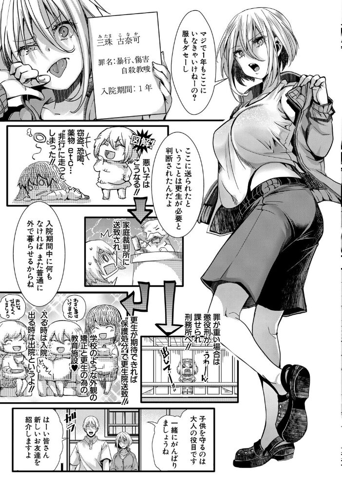 少女A矯正交尾 -人生舐めプ中のメスに肉棒で再教育しちゃいました-【FANZA特装版】  hal サンプル画像