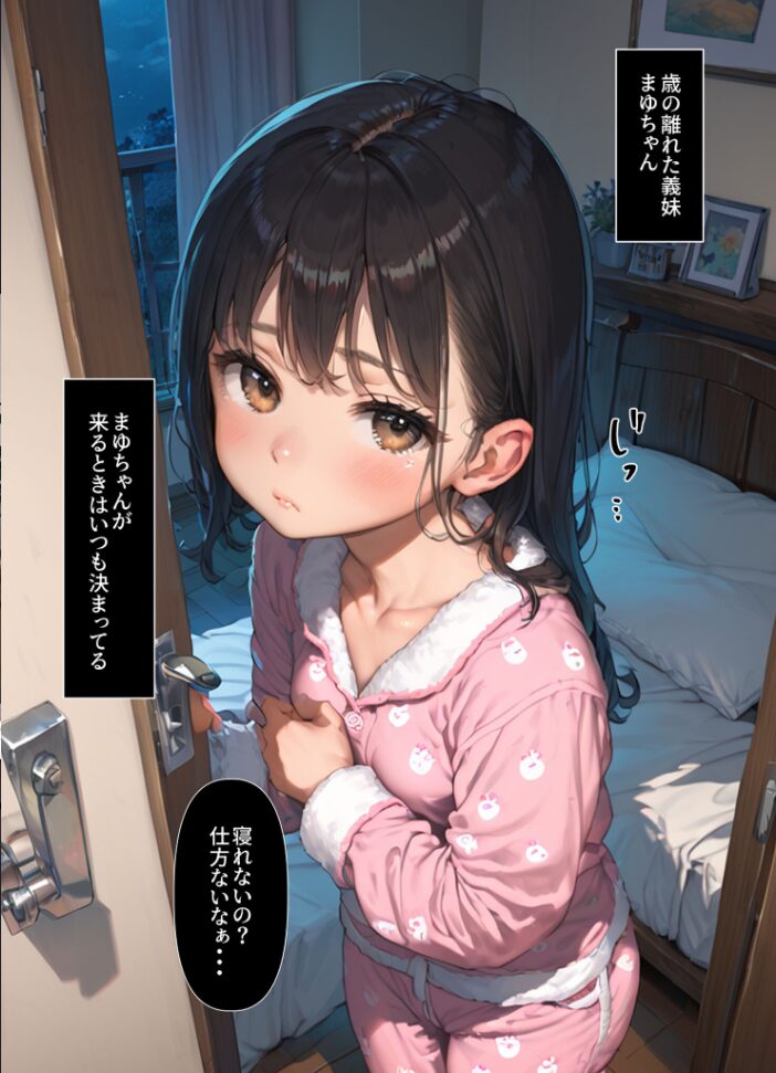 おやすみ、まゆちゃん モザイク版  にじのつえ あいラビ サンプル画像