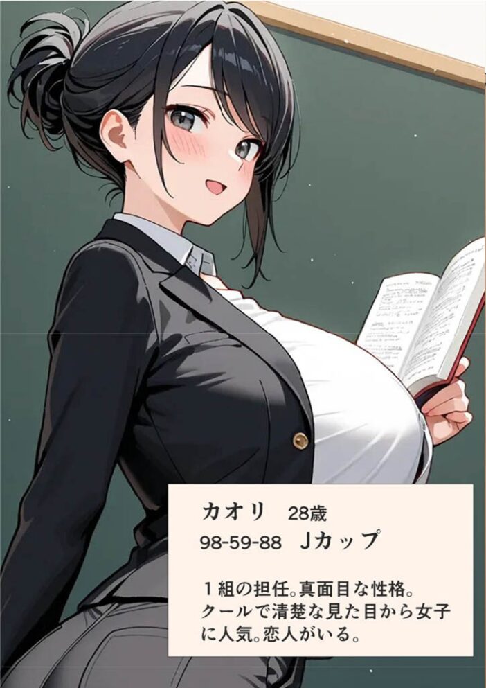 闘乳日誌-美人巨乳教師対決- モザイク版【hentai エロ漫画】 サンプル画像
