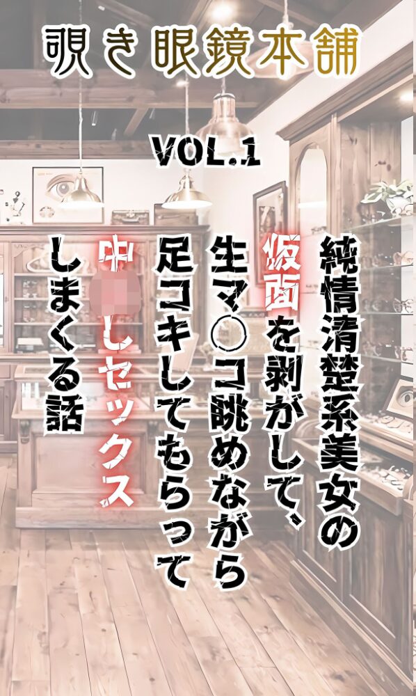 【覗き眼鏡本舗】〜純情清楚系美女の仮面を剥がして生マ●コ眺めながら足コキしてもらって中●しセックスしまくる話〜 モザイク版【hentai エロ漫画】 サンプル画像
