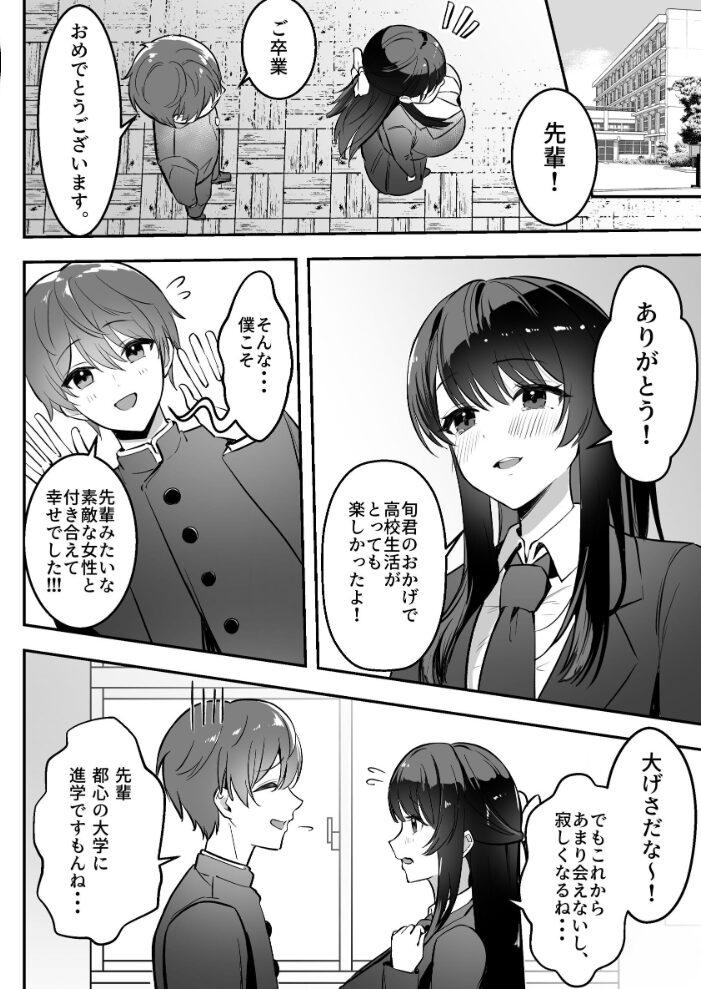 遠距離恋愛中 僕の自慢な年上彼女のヤリサー性生活【棒消し修正版】 1巻 まるまい サンプル画像