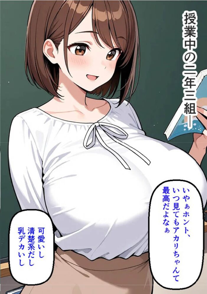 闘乳日誌-美人巨乳教師対決- モザイク版【hentai エロ漫画】 サンプル画像
