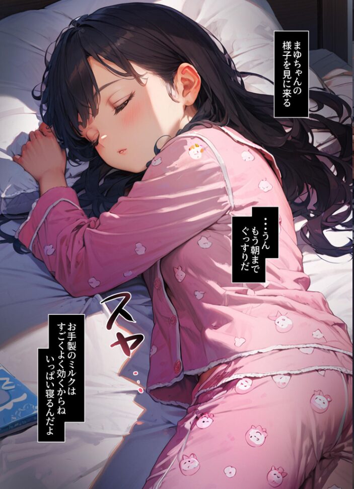 おやすみ、まゆちゃん モザイク版  にじのつえ あいラビ サンプル画像