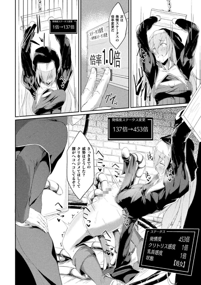 二次元コミックマガジン 機械姦×エロステータス 陵●マシンで淫値計測調教! Vol.2 緋乃ひの いなそつ 光燭 トヲギー サンプル画像