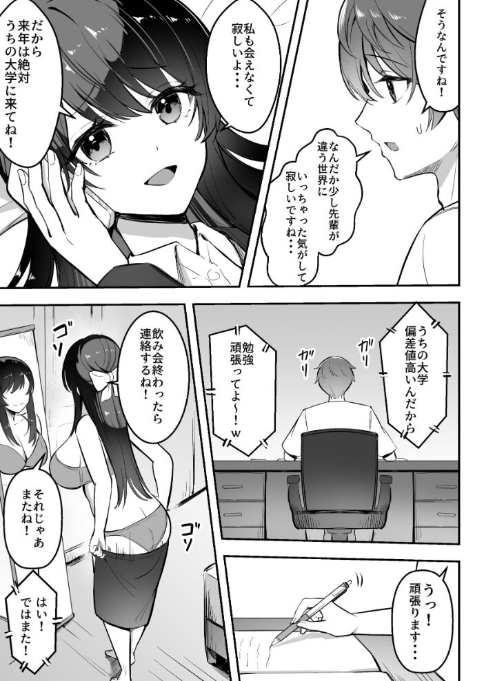 遠距離恋愛中 僕の自慢な年上彼女のヤリサー性生活【棒消し修正版】 1巻 まるまい サンプル画像